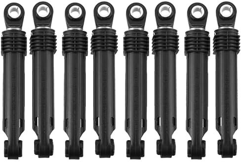 BGTJKUJY 8 Uds 100N for LG Lavadora Amortiguador Lavadora Parte de Carga Frontal Carcasa de plástico Negro Accesorios for electrodomésticos