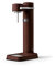 Aarke Carbonator 3 Wassersprudler, Edelstahl-Gehäuse, Sprudelwasserbereiter, inkl. BPA-freier PET-Flasche, kompatibel mit 60 L / 425 g Sodastream-Zylindern, Farbe: Burgundy