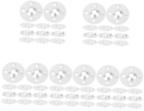 SHINEOFI 5 Sätze Dämmplatten Unterlegscheiben Für Befestigung Von Isoliermaterial Leicht Tragbar Installieren Langlebig Vielseitig Einsetzbar Für Innen Außenanwendungen 100 Stück * 5