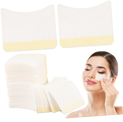 LIFKOME 160 Stück Bogenförmige Kosmetikpads aus Baumwolle zum Entfernen von Wimperncreme Praktisches Make Up Entferner Pad für Frauen im Salon und Ankleidezimmer