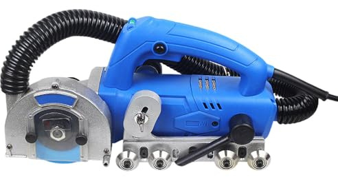 ShaiVrissian 1200w Elektrischer Fugenreiniger,9000 U/Min Selbstsaugende Fliesenfräse,Mit Diamantklinge Und Werkzeugsatz,Zur Reinigung Und Renovierung Von Fliesenfugen