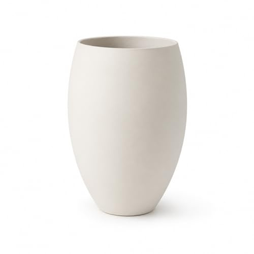 newgarden Macetero Exterior de 44 cm Resistente a Intemperie para Jardín, Terraza e Interior en Polietileno – Aloe 45 (Beige)
