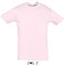 Sol’S Regent - Tee-Shirt Homme Manches Courtes à col Rond - 100% Coton Semi-peigné - Rose Pâle - XXL
