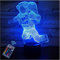 HPBN8 Ltd 3D Astronaut Lampe 7/16 Farbwechsel Fernbedienung Berühren LED Schreibtisch-Nacht licht mit USB-Kabel Kinder Weihnachten Geburtstagsgeschenke