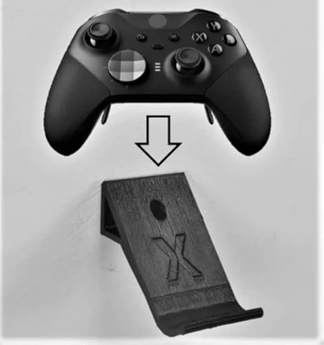 Wandhalterung für Xbox One Elite Series 1 und 2 Controller, Schwarz