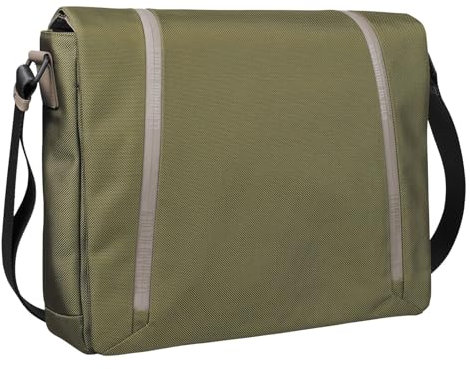 Leonhard Heyden Schultertasche Laptoptasche mit Laptopfach Helsinki Shoulder Bag Olive olivgrün