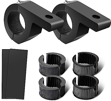 Chelhead 2 Stück Arbeitsleuchten Halterung Universal 19-32mm, 0.75 1.25,Universelle Klemmhalterung Geeignet für Motorräder Geländewagen, ATVs, UTVs, LKWs