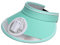 Mogame Sun Visor Hats with Fan-Three Temp Settings-Large Area Sun Protection,Visors for Women/Men/Kids,Adjustable Elastic Buckle (Green)