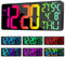 XREXS 18 Inch Large Digital Wall Clock, 10 RGB Color Changing, Date/Temp/Humidity Display, Auto Dimming Digital Clock for All Large Spaces Use