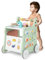 LIFEZEAL Lauflernwagen für Kinder ab 1 Jahren, Lauflernhilfe aus Holz, Baby Walker mit Spielküche & Rädern & Bauklötzen, Baby Aktivitätszentrum Set