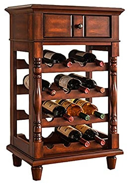 MOOWI Weinschrank Weinschrank, kreativer Weinregal aus Holz, Weinschrank for Zuhause, Küche, Esszimmer Barschrank (Size : A)