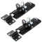 Primes DIY Brenton Strong Sliding Lockable Padbolt(8) Ideal for use with Shed Doors, Gates and Outhouse Doors (200mm, Black) 2 Pieces, Secure Your Garden Gates, Fences, and shed Doors