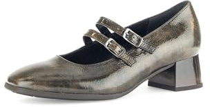 Gabor Damen Riemchen Pumps, Frauen Absatzschuhe,Mary-Jane,Trachtenschuhe,festlich,Oktoberfest,Dirndl,Wiesn,Heels,Bronce (degradee),37.5 EU / 4.5 UK