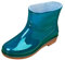 Stivali di gomma da donna corti da pioggia semplici stivali di gomma antiscivolo Chelsea Boots classici stivali da bicicletta alla moda comodi stivali da pioggia antiscivolo impermeabili, Blu, 38 EU