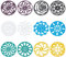 NBEADS 12 Stk. Seifenherstellung Schablonen, 12 Stile Handgemachte Seifenformen Acryl Seife Swirl Werkzeug Für kreative Seifenherstellung Werkzeuge Seife Stamping Tools, 6.7x0.3cm