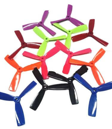 6 Paar 4045 V2 3 Bullnose Propeller CW CCW Kompatibel mit DIY Racing FPV Drohnen kompatibel mit QAV210 QAV180 QAV-R180 QAV-R220(Green)