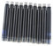 SHINEOFI 10pcs Ink Pen Refills Blue Pens Fountain Ink Pen Universal Ink Refills Fountain Pen Refills In Refill Blue Ink Refills