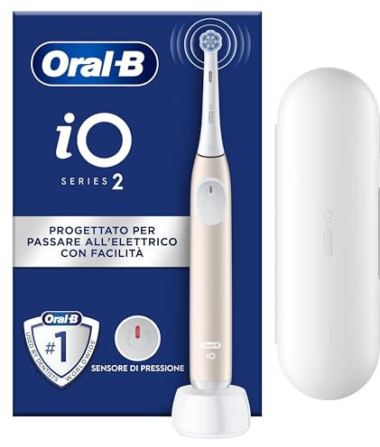 Oral-B iO 2 Spazzolino Elettrico Rosa 1 Testina