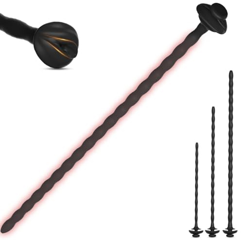 FLYSL 3er Dilator Harnröhre Hohl Silikon Katheter Harnröhre Mann Dilatatoren mit Stecker,Harnröhren Dilatatoren Männer Penis Plug Sex Spielzeug für die Männer,Prostata Masturbieren für Männer