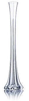 WGV florero de Cristal Claro de la Torre Eiffel, 50,8 cm