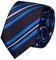 Fabio Farini - Elegante Herren Krawatten gestreift - 6cm/8cm Breite - Männer Schlips als Geschenk oder Anlässe schwarz marineblau weiß 6cm