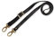 Josephine Osthoff - SCHULTERRIEMEN Echtleder Ersatzriemen Gurt Crossbody Strap Ersatz 135 cm Länge 2 cm Breite, Farbe:Schwarz/Gold