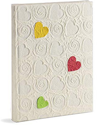 Mareli Fotoalbum mit Taschen, 13x18, weiß, 21x28cn, 200 Fotos 13x19