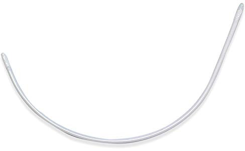 Bra Underwires - Stainless Steel Underwire Replacement for Low Models - Plastic-Coated Ends - 17: Length:36cm - Diameter:22.7cm - 2 Pieces Silver