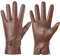 Damen Winter Lederhandschuhe Touchscreen Texting Warm Fahren Lammfell Handschuhe (Orange, L)