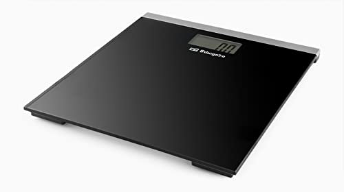 Orbegozo PB 2231 - Báscula de baño electrónica, activación táctil, apagado automático, función Body Fat, capacidad máx. 180kg, funciona a pilas