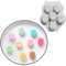 Eulen Motiv-Silikonform für Eiswürfel & Backen - 6 Figuren - Halloween, Karneval & Motto-Party