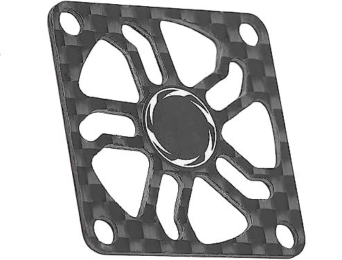 MACHSWON 40mm Carbon Fiber Electric Motor Cooling Fan Cover RC Car Boat Motor Replacement part RC Cooling Fan Light Weight for RC Car Boat Motor