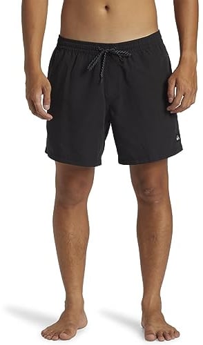 Quiksilver Boys Everyday Solid Volley 15 Swimsuit, Black, XL EU