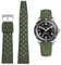 AIYIRUO FKM Kautschuk Uhrenarmbänder Armband Fluorkautschuk 18mm 20mm 22mm Schnellverschluss Tropischer Stil Uhrenarmbänder Ersatzarmband für Taucheruhren Auch für Omega X Swatch X Blancpain