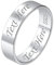 Suplight Ring Damen Silber 925 personalisiert Partnerring Promise Ring Breite 5mm Größe 54 Hochzeitsringe Eheringe Verlobungsring Trauringe mit Gravur Ewigkeitsring Paar Ring