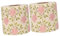 CIYODO 2Rollen Rosenmuster Toilettenpapier Sanftes Bambuszellstoff Klopapier für Badezimmer und Hotel Langlebig und Design