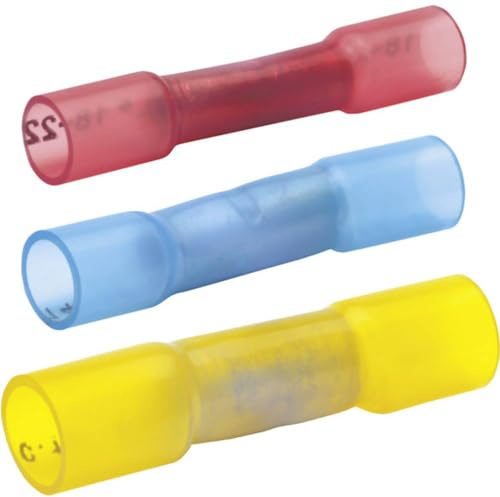 Klauke 670WS Stoßverbinder mit Schrumpfschlauch 0.50mm² 1mm² Rot