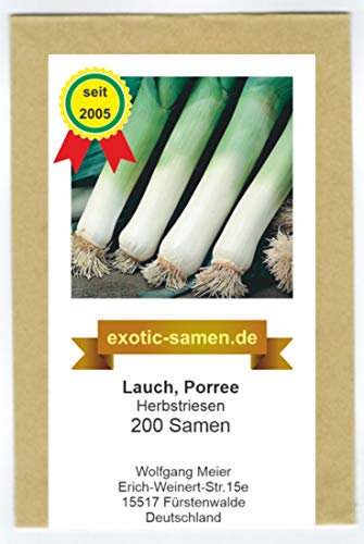 Lauch, Porree - Herbstriesen - 200 Samen