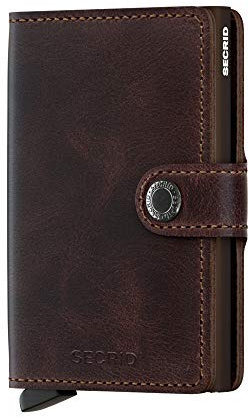 Secrid Unisex Miniwalletvintage Reisezubehör-Kartenhalter im Umschlagformat, Chocolate