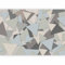 murando - Papier peint panoramique artistique 350x256 cm - Revêtement mural décoration pour chambre salon - Design moderne - Gris - Modèle de figures géométriques fond géométrique f-A-0679-a-a