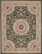 Carpeto Orientteppich Teppich Grün 60 x 100 cm Medaillon Muster Kurzflor Verona Kollektion