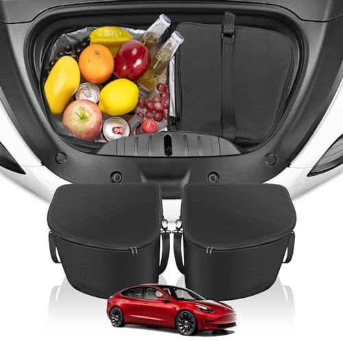 IMETAPLUS Model 3 Frunk Cooler Organizer, Insulation Cooler Bag Front Trunk Storage Organizer for Tesla Model 3 Accessories