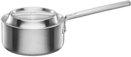 Fiskars Norden Steel Stieltopf, 1,8 l, Für alle Kochfelder geeignet, Unbeschichtet, Edelstahl, 1067637