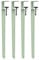 EZZON Adjustable Table Clamp Legs,Adjustable Metal Table Legs,F-shaped Metal Furniture Legs,Dining Desk Legs,DIY Iron Bench Leg,for Diy Furniture Console,No Punching Design (71cm(28in),Green)