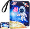 Karten Sammelalbum für 504 Karten, Sammelkarten Album mit Reißverschluss und 4 Taschen, 63 Seiten,Kinder Karten Hefte Geschenk(Marineblau)