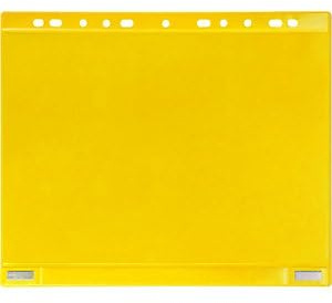 Djois, 181124 – Magnetische Sichttasche A4 mit Neodym, Gelb, 5 St.