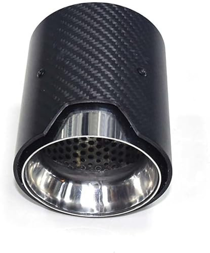 REMAZ Endstuck Auspuff für BMW F87 F80 F82 F83 M2 M3 M4, Auspuffblenden Edelstahl Auto Endstück Endschalldämpfer Spitze Endrohrblende,Matte-Silver