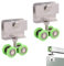Roulette Porte Coulissante Douche – Galet de Porte Coulissante Ultra-lisse, Rail Coulissant pour Portes Suspendues et Placards, Installation Facile et Silencieuse
