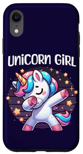 Hülle für iPhone XR Einhorn-Mädchen