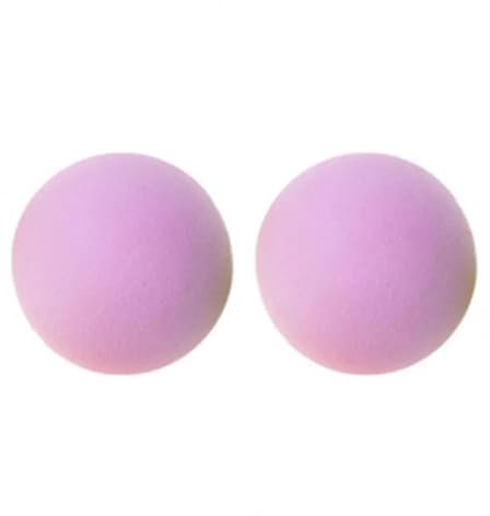 ZMCGNO 20 Stücke 60mm Golfer Tennis Trainingsbälle Eva Schaum Weiche Elastische Bälle Golf Schwammbälle Indoor Golf Übungsbälle Golfbälle(Pink)